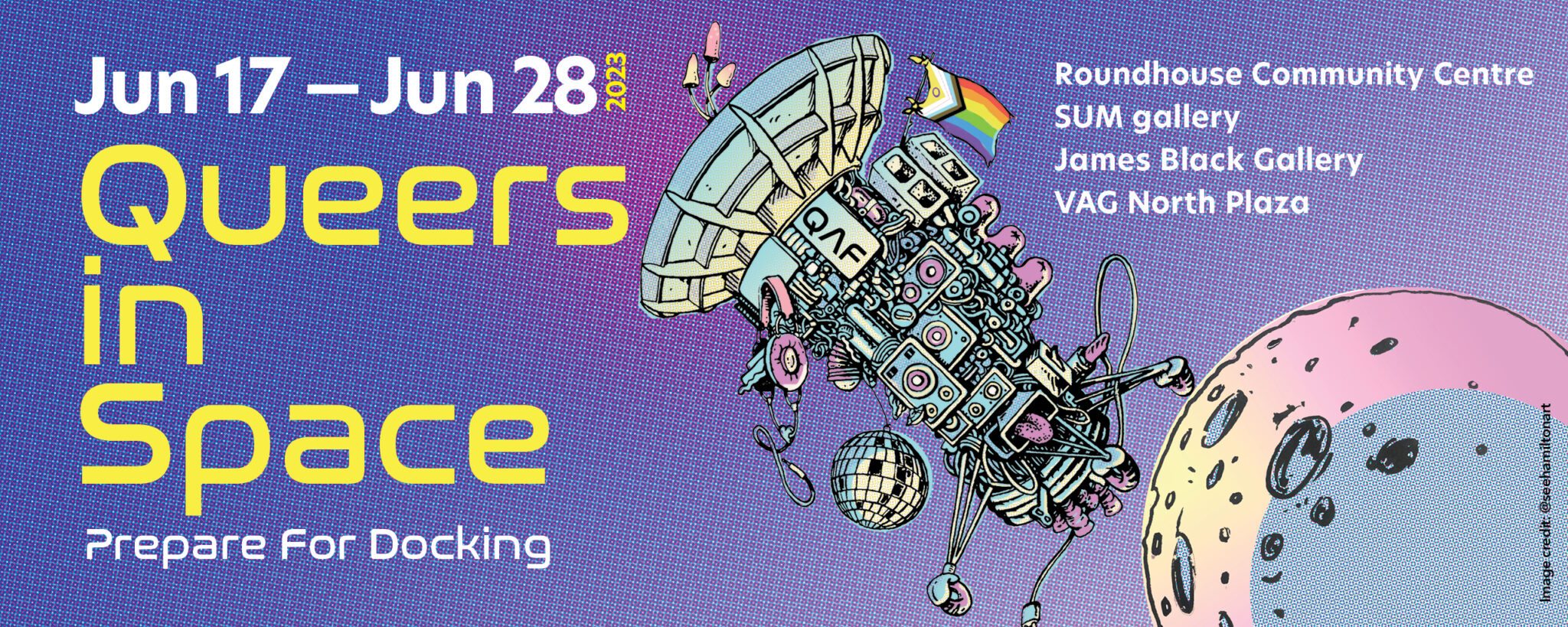 QAF 2023 Queers in Space Queer Arts Festival