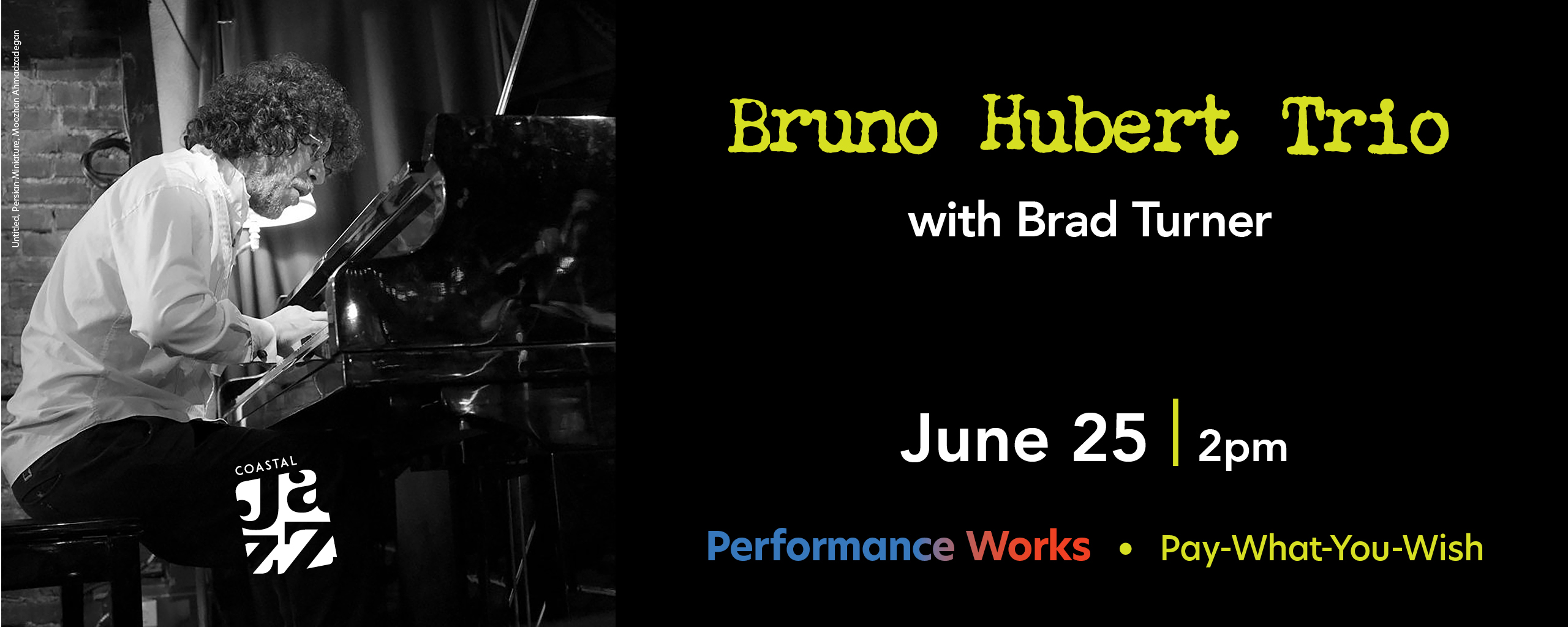 Bruno Hubert Trio With Brad Turner Banner