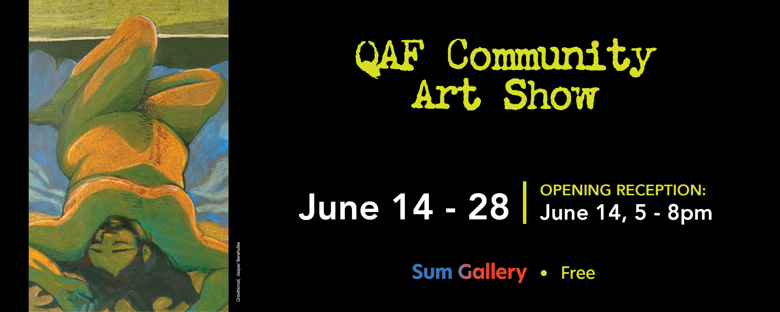 QAF Community Art Show Banner