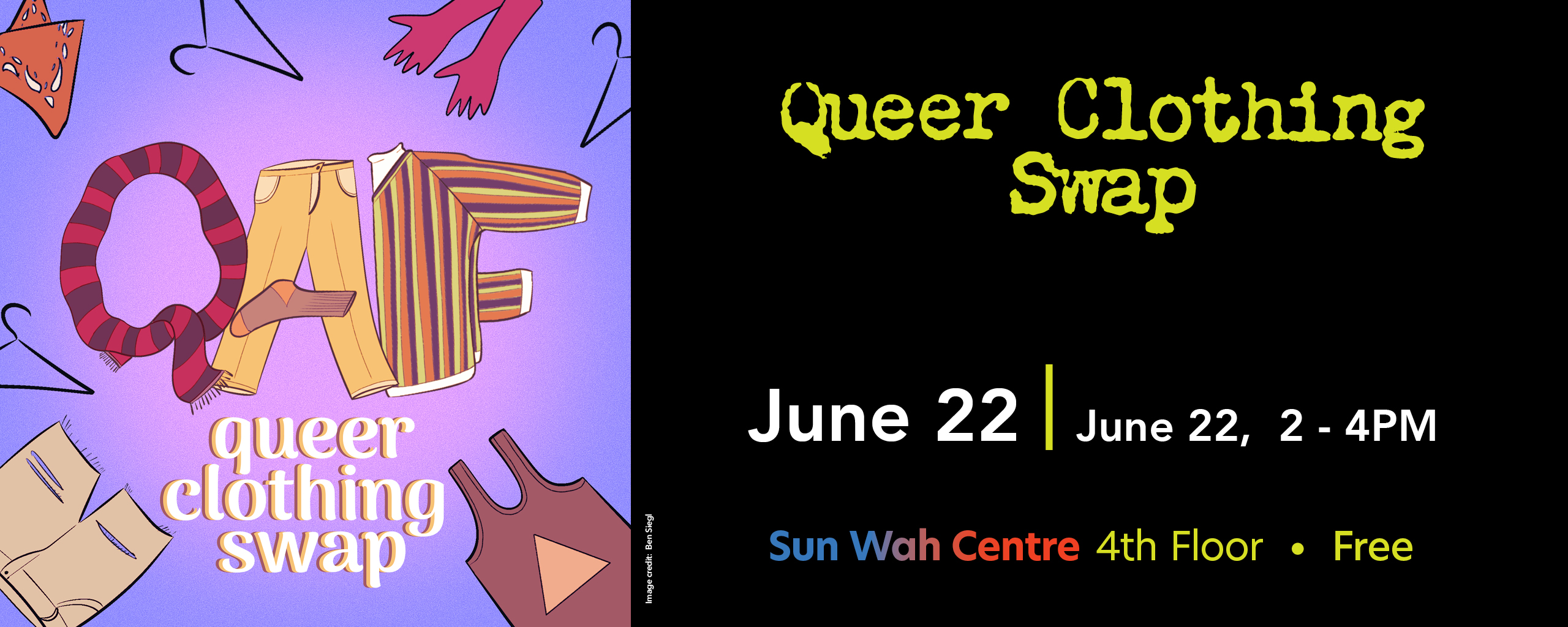 Queer Clothing Swap banner